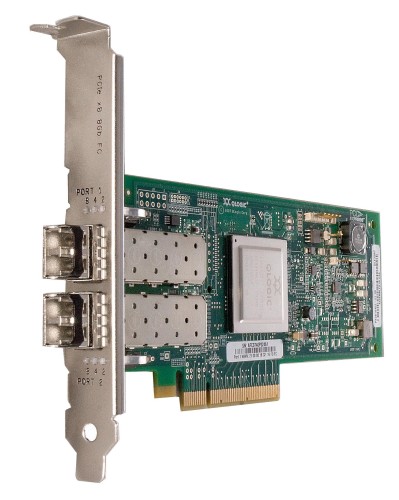 QLOGIC QLE-2562 8Gb DUAL PORT FC HBA PCI-E - 739908