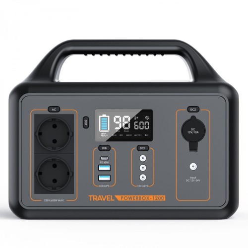 Przenośna stacja zasilania TRAVEL POWERBOX OPTI1200 - 1479349