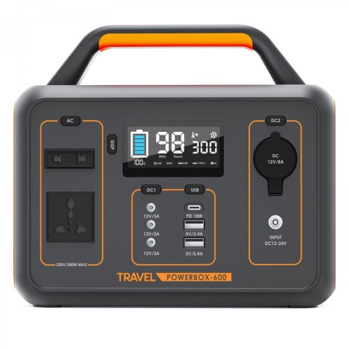 Przenośna stacja zasilania TRAVEL POWERBOX OPTI 600 (WYPRZEDAŻ) - 1456246