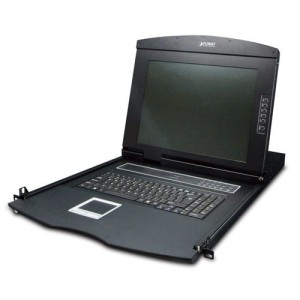 PLANET KVM-210-08M przełącznik KVM Możliwości montowania w stelażu Czarny