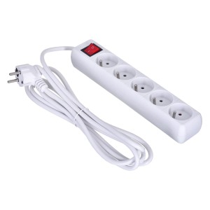 Przedłużacz zasilająca BLOW 98-038# (3m; kolor biały)