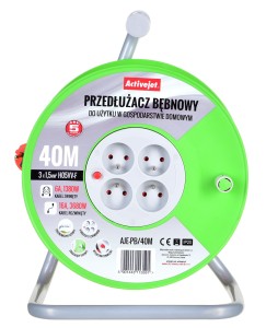 Przedłużacz bębnowy Activejet PB/40m