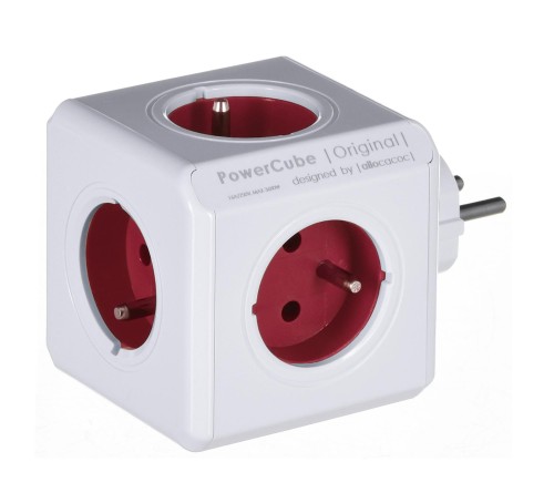 Przedłużacz allocacoc PowerCube Original 2100RD/FRORPC (kolor czerwony) - 752279
