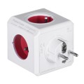 Przedłużacz allocacoc PowerCube Original 2100RD/FRORPC (kolor czerwony) - 752280