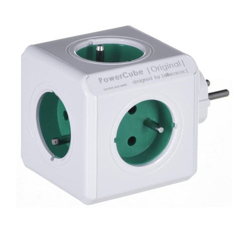Przedłużacz allocacoc PowerCube Original 2100GN/FRORPC (kolor zielony) - 752257