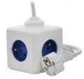Przedłużacz allocacoc PowerCube Extended USB 2402BL/FREUPC (1,5m; kolor niebieski) - 752228