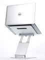 POUT Eyes3 Lift- Aluminiowa teleskopowa podstawka pod laptopa, kolor srebrno-niebieski - 1014962