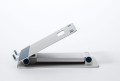POUT Eyes3 Lift- Aluminiowa teleskopowa podstawka pod laptopa, kolor srebrno-niebieski - 1014964