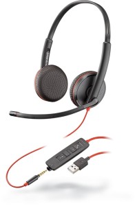 POLY HEADSET NO STAND BLACKWIRE C3225