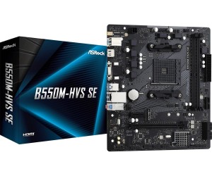 Płyta ASRock B550M-HVS SE /AMD PRO565/DDR4/SATA3/M.2/USB3.0/PCIe4.0/AM4/mATX