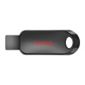 Pendrive SanDisk Cruzer Snap SDCZ62-128G-G35 (128GB; USB 2.0; kolor czarny) - 1331327