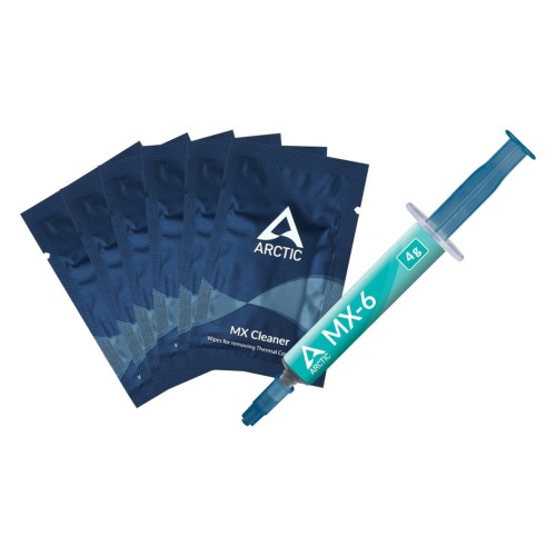 Pasta + Chusteczki ARCTIC MX-6 4g + Cleaner - 1590732