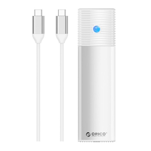 ORICO OBUDOWA DYSKU M.2 NVME, USB-C 10 GBPS, BIAŁA - 1482578