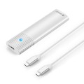 ORICO OBUDOWA DYSKU M.2 NVME, USB-C 10 GBPS, BIAŁA - 1482577