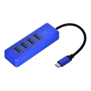ORICO HUB USB-C 4X USB-A 3.1, NIEBIESKI
