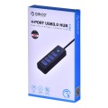 ORICO HUB USB-C 4X USB-A 3.1, CZARNY - 1481413