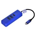ORICO HUB USB-C 2X USB-A 3.1 + USB-C, NIEBIESKI - 1481420
