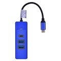 ORICO HUB USB-C 2X USB-A 3.1 + USB-C, NIEBIESKI - 1481421