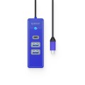 ORICO HUB USB-C 2X USB-A 3.1 + USB-C, NIEBIESKI - 1491913