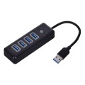 ORICO HUB USB-A 4X USB-A 3.1, CZARNY - 1491976