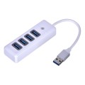 ORICO HUB USB-A 4X USB-A 3.1, BIAŁY - 1491942