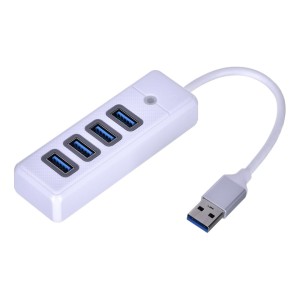 ORICO HUB USB-A 4X USB-A 3.1, BIAŁY