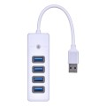 ORICO HUB USB-A 4X USB-A 3.1, BIAŁY - 1491944