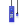 ORICO HUB USB-A 2X USB-A + USB-C, 5 GBPS NIEBIESKI - 1498075
