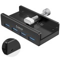 ORICO HUB AKTYWNY BIURKOWY, 4XUSB-A 3.0, 5GBPS, CZARNY, ALUMINIUM - 1498072