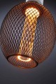 Źródło światła LED METALLIC GLOW GLOB czarny Spiral E27 4,2W 200lm 1800K 230V - 1652227