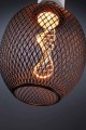 Źródło światła LED METALLIC GLOW GLOB  czarny Helix E27 3,5W 110lm 1800K 230V - 1652223