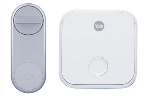 Zestaw Yale Linus® Smart Lock (srebrny) + Bridge - 1501683