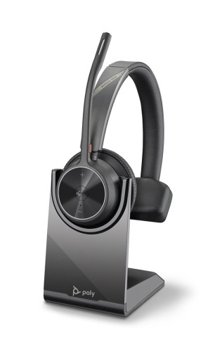 Zestaw Słuchawkowy POLY Voyager 4300 (218474-02) USB-C, Mono, Nauszne, 20kHz, Bluetooth, Czarny - 1744175