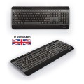 Zestaw klawiatura + mysz PORT DESIGNS  Wireless Silent  900901-UK (UK layout, silent, USB-C, USB-A , 104+20 klawiszy) - 1641380