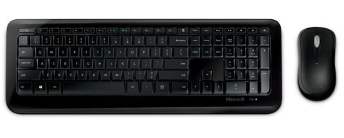 Zestaw klawiatura + mysz Microsoft Wireless Desktop 850 AES PY9-00015 (USB 2.0; (EN); kolor czarny) - 1165515