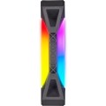 Zestaw dwóch wentylatorów iCUE QL140 RGB PWM 140 mm z kontrolerem Lighting Node CORE - 1317943