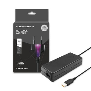 Zasilacz Qoltec 51502.65W do notebooka Lenovo (20 V; 3,25 A; 65W; Slim Tip ) (WYPRZEDAŻ)