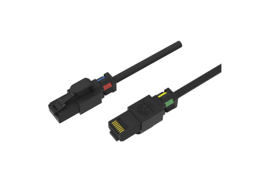 WIREARTE PATCH-CORD U/UTP KAT.6A LSOH (OBROTOWY KLIPS IDENTYFIKACYJNY) 0.5M - 1186962