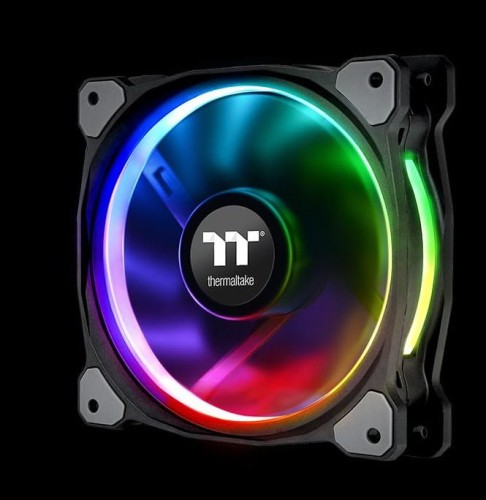 Wentylator do obudowy Thermaltake Ring 12 RGB Plus TT Premium 5 pack CL-F054-PL12SW-A (120 mm; 1500 obr/min; RGB) - 1466837
