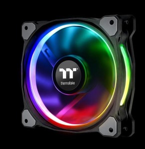 Wentylator do obudowy Thermaltake Ring 12 RGB Plus TT Premium 3 pack CL-F053-PL12SW-A (120 mm; 1500 obr/min; RGB)