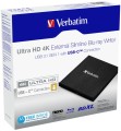 VERBATIM NAPĘD ZEWNĘTRZNY BLU-RAY X6 ULTRA HD 4K USB-C 3.1 43888 - 1059795