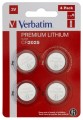 VERBATIM BATERIA LITOWA CR2025 (4 SZT.) 49532 - 1513469