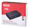 UNITEK PRZEŁĄCZNIK KVM 2-IN 1-OUT, 2XVGA, 3XUSB-A - 1435951
