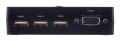 UNITEK PRZEŁĄCZNIK KVM 2-IN 1-OUT, 2XVGA, 3XUSB-A - 1533307