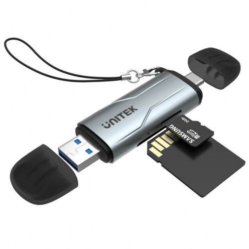 UNITEK CZYTNIK KART SD/MICROSD USB-A 5 GBPS/USB-C - 1736237