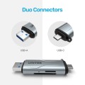 UNITEK CZYTNIK KART SD/MICROSD USB-A 5 GBPS/USB-C - 1736239
