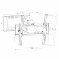 Uchwyt do telewizora LCD/LED AR-81 ART 32-62" 35KG reg. pion/poziom 64cm - 1325592