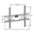 Uchwyt ART AR-33 (Stały; 23" - 55"; max. 81kg) - 956444