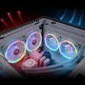 THERMALTAKE SWAFAN 12 RGB +KONTROLER +ZAMIENNE ŁOPATKI (REVERSE) - SNOW CL-F145-PL12SW-A - 1609090