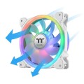 THERMALTAKE SWAFAN 12 RGB +KONTROLER +ZAMIENNE ŁOPATKI (REVERSE) - SNOW CL-F145-PL12SW-A - 1609089